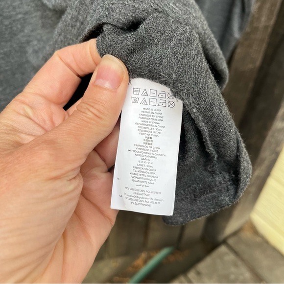 Michael Kors Drawstring Cowl Hooded Long Sleeve Shirt With “MK” Rhinestone Logo - Picture 6 of 12